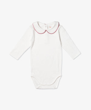 Oso & Me Peter Pan Onesie with Rose Piping