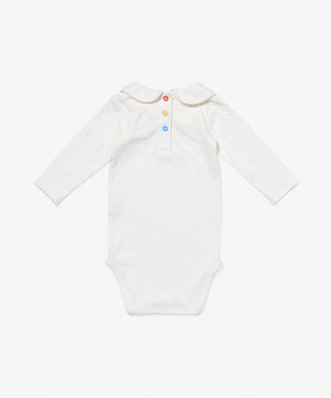 Oso & Me Peter Pan Onesie with Vanilla Piping