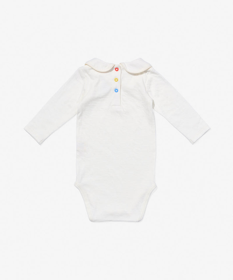 Oso & Me Peter Pan Onesie with Vanilla Piping