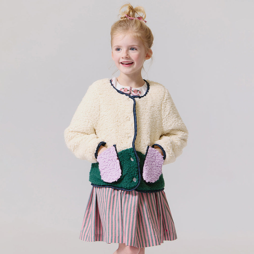 Pink Chicken Ruth Jacket in Cream