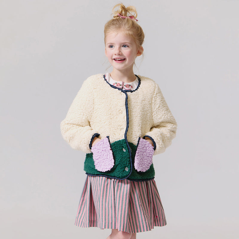Pink Chicken Ruth Jacket in Cream