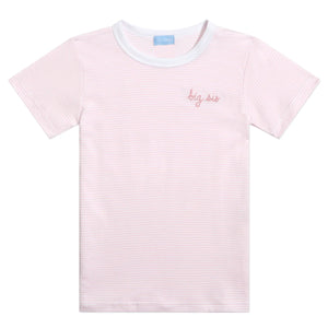 Joy Street Kids Big Sis T-Shirt in Light Pink