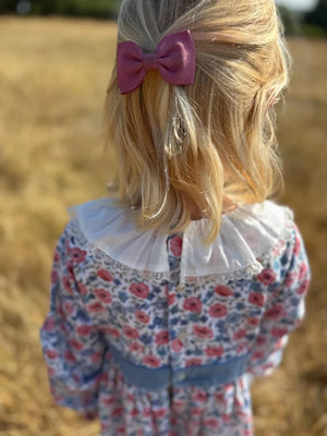 La Coqueta Helena Dress in Pink Floral