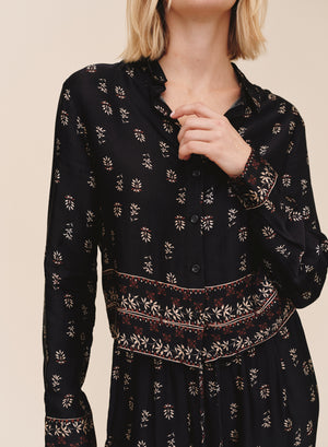 B20167-L74-304 - LONG SLEEVE CROP SHIRT