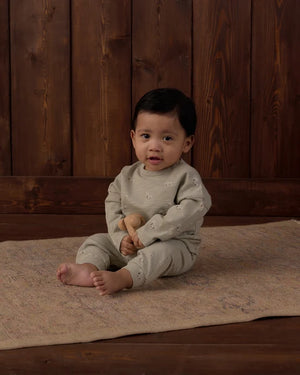 Rylee + Cru Long Sleeve Tee + Pant Set in Mushrooms
