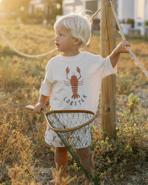 Rylee + Cru Relaxed Tee in Lobster