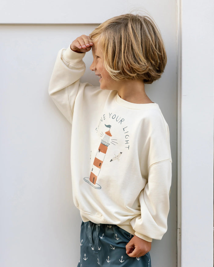 Rylee + Cru Sweatshirt in Lighthouse