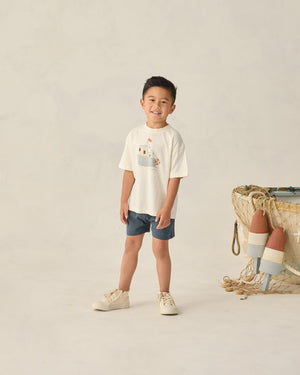 Rylee + Cru Sam Short in Navy