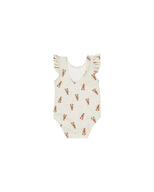 Rylee + Cru One-Piece Swimsuit  in Lobster