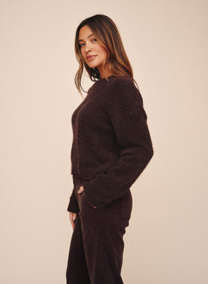 B2001-G82-300 - DROP SHOULDER SWEATER