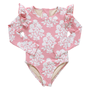 Pink Chicken Rachel Swim Suit in Pink Bouquet Floral