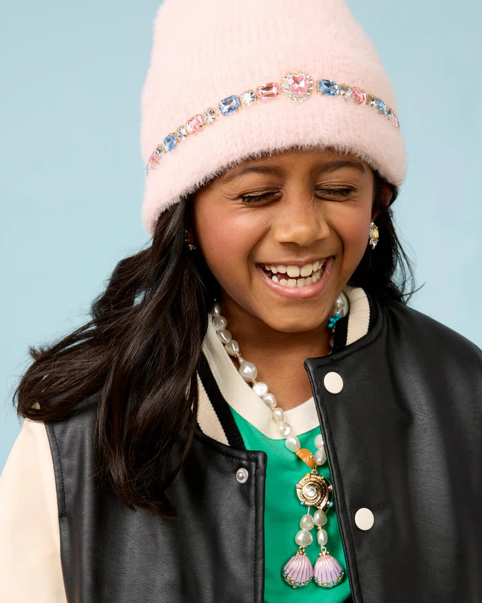 Super Smalls Cotton Candy Jeweled Beanie