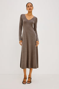 Rails Sabrina Dress in Heather Latte