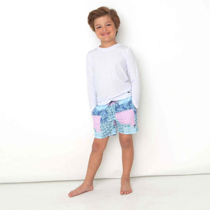 Shade Critters Rash Guard in White