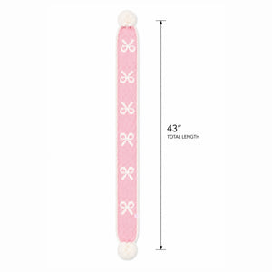 Bits & Bows Scarf in Pink Bows