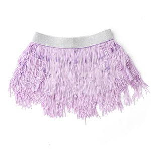 Shade Critters Fringe Skirt Cover-up in Purple