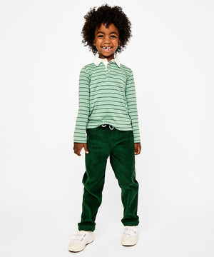 Oso & Me Parker Polo in Sage Stripe