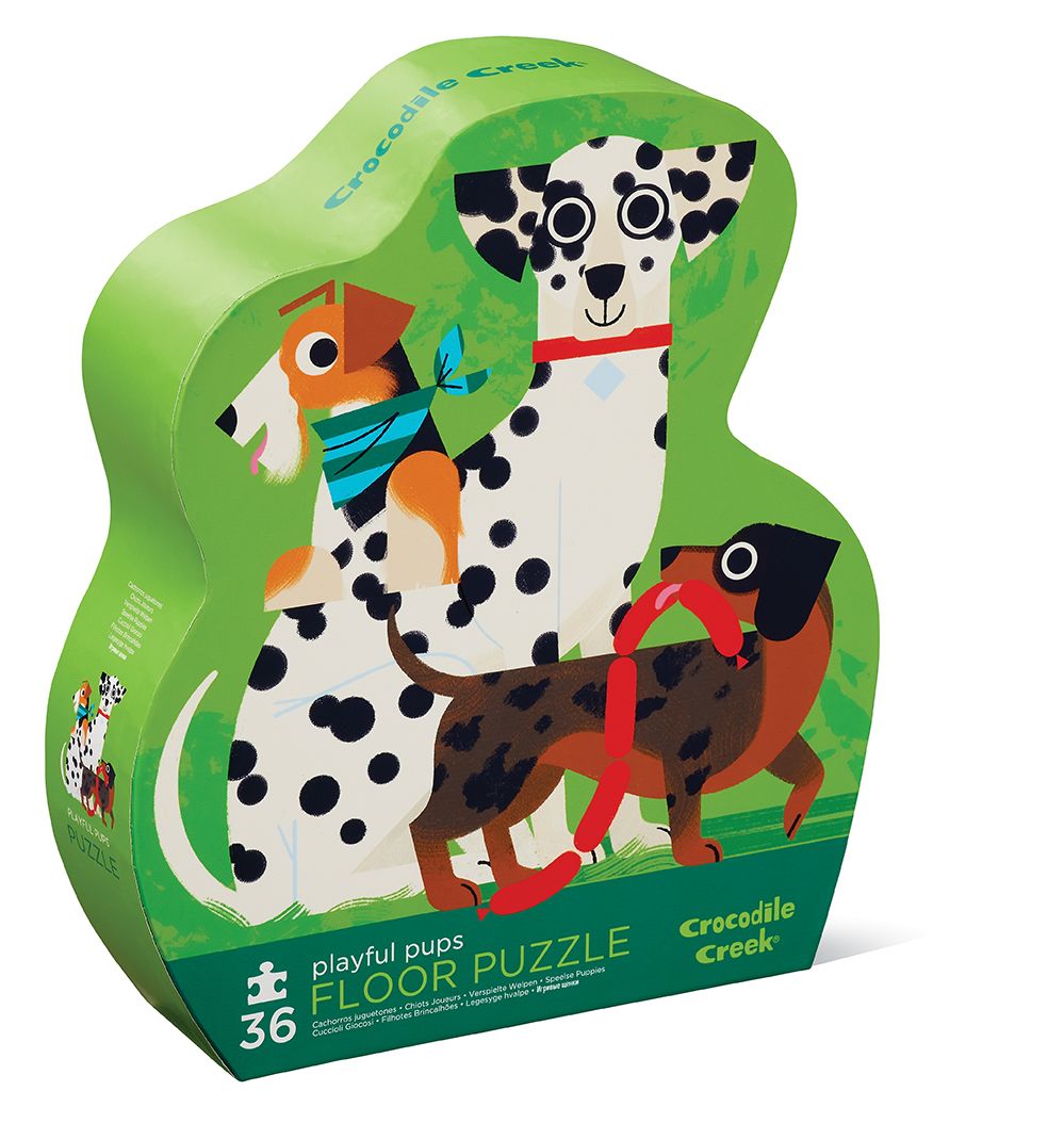 Crocodile Creek 36-Pc Puzzle: Playful Pups