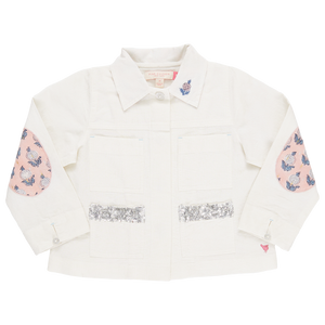 Pink Chicken Wylie Jacket in White