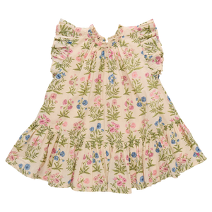 Pink Chicken Harper Dress in Leafy Floral