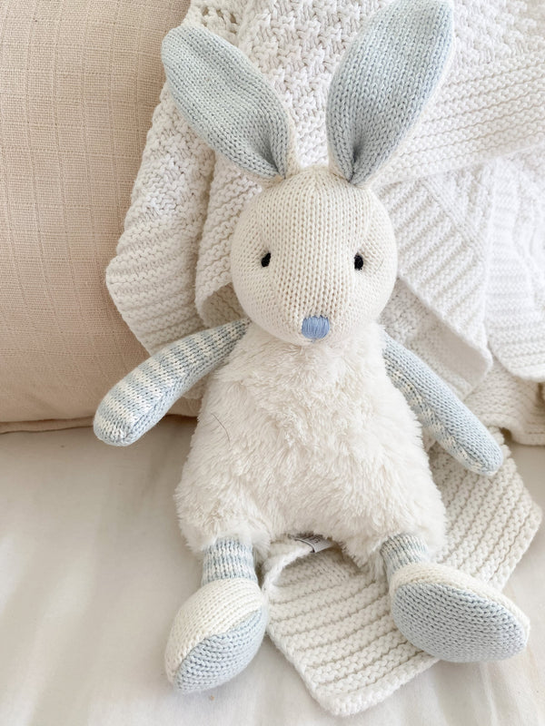 Mon Ami Floppy Bunny in Blue