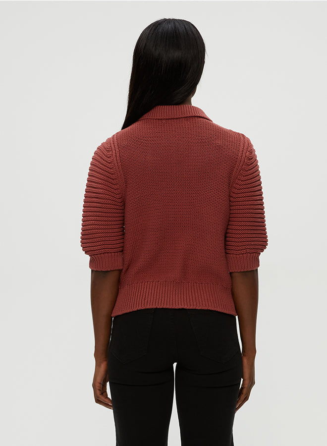 Michael Stars Marley Collared Popover in Muse