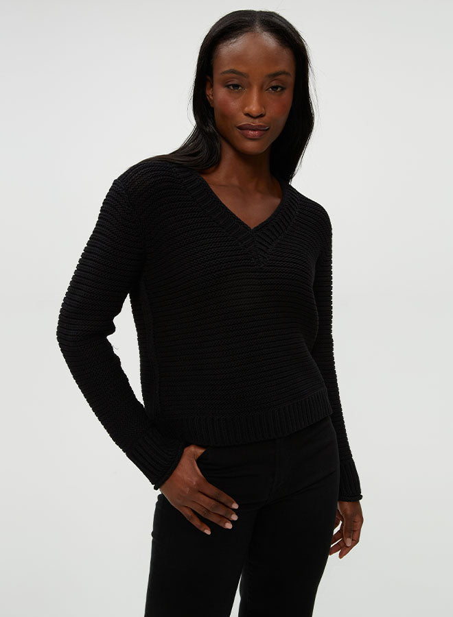 Michael Stars Linda V-neck Pullover Sweater - Multiple Colors!