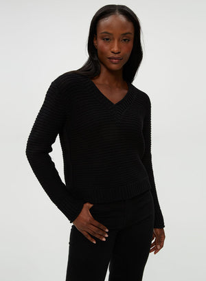 Michael Stars Linda V-neck Pullover Sweater - Multiple Colors!