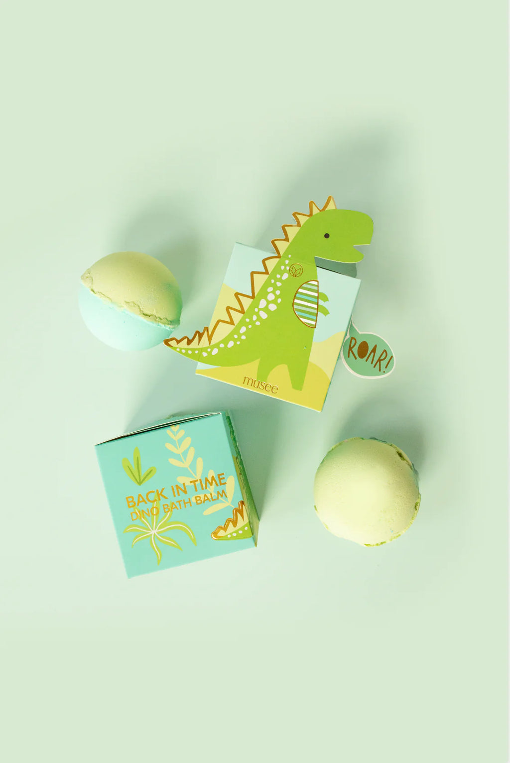 Musee Dinosaur Boxed Bath Balm Bomb