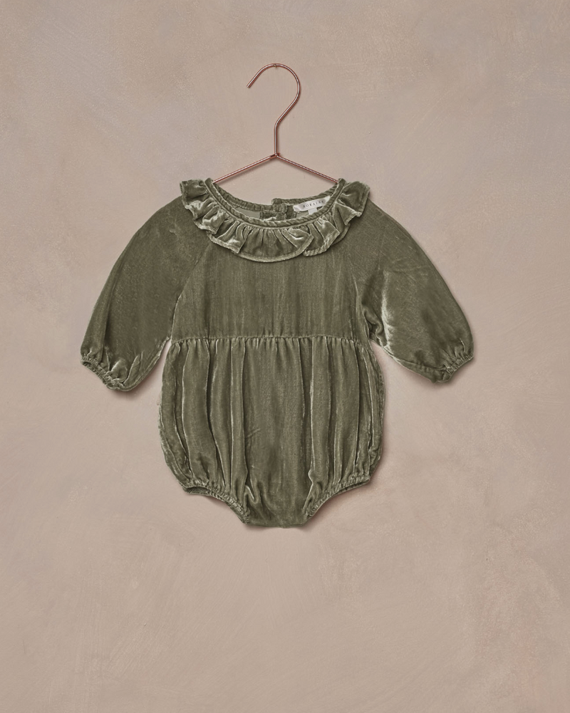 Noralee Adeline Romper  in Pine