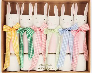 Meri Meri Gingham Bow Bunny Crackers