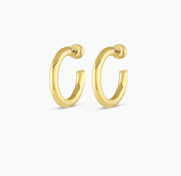 Gorjana Carter Small Hoops in Gold