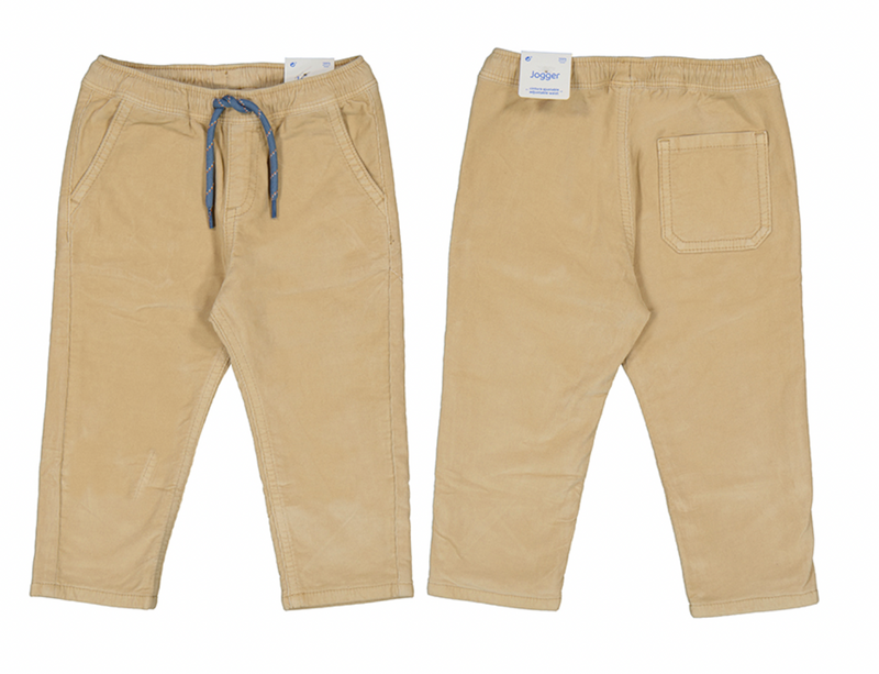 Mayoral Lined Corduroy Trousers in Almond