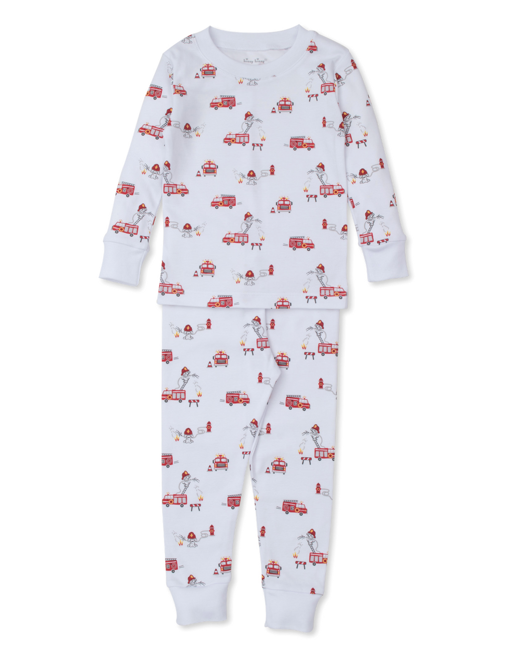 Kissy Kissy Snugfit Pajama Set in Firetruck Fun