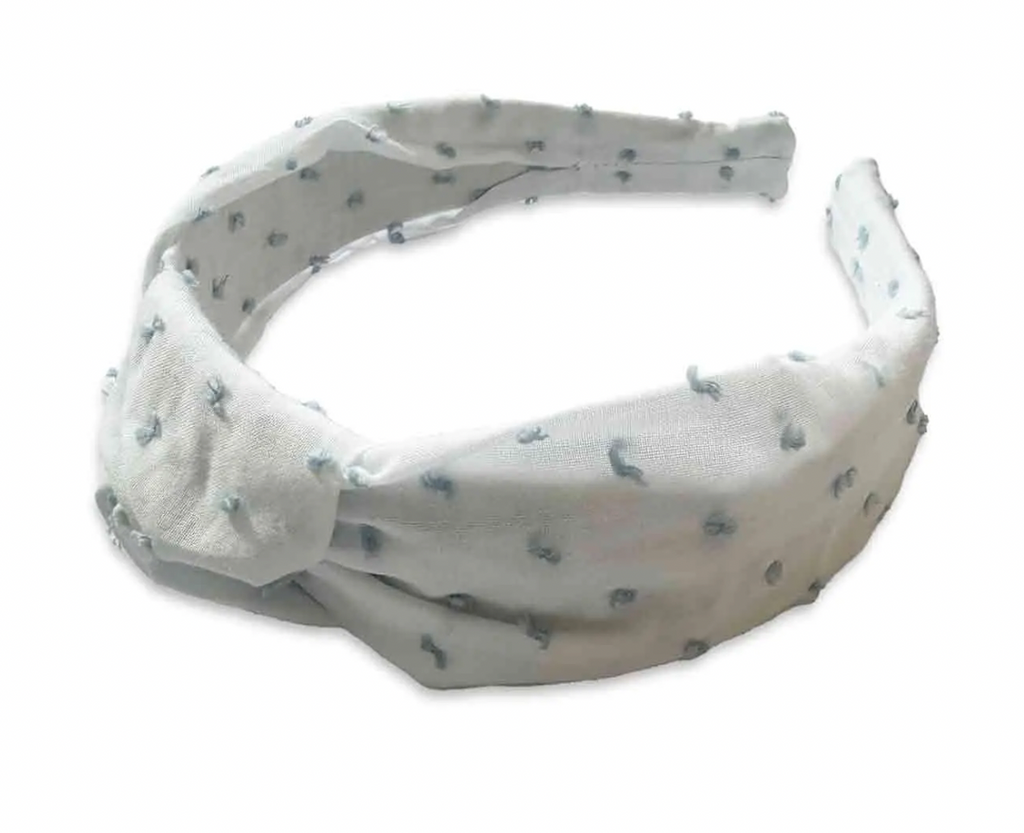 Eva's House Swiss Dot Knotted Headband -Multiple Colors!