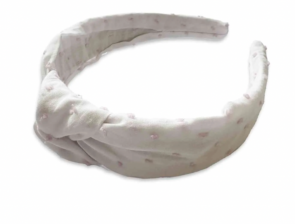 Eva's House Swiss Dot Knotted Headband -Multiple Colors!