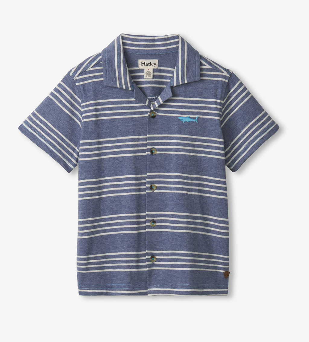 Hatley Nautical Stripes Jersey Button-Down