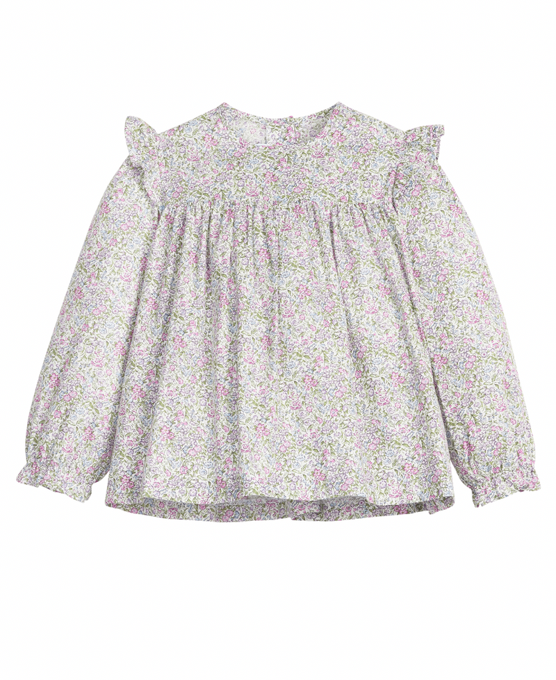 Little English Floaty Top in Lavender Gables Floral