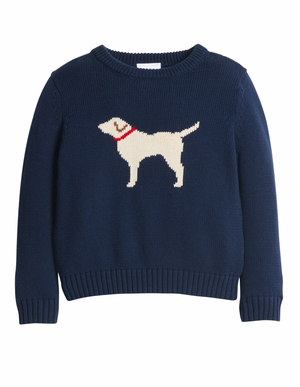 Little English Intarsia Sweater in Lab