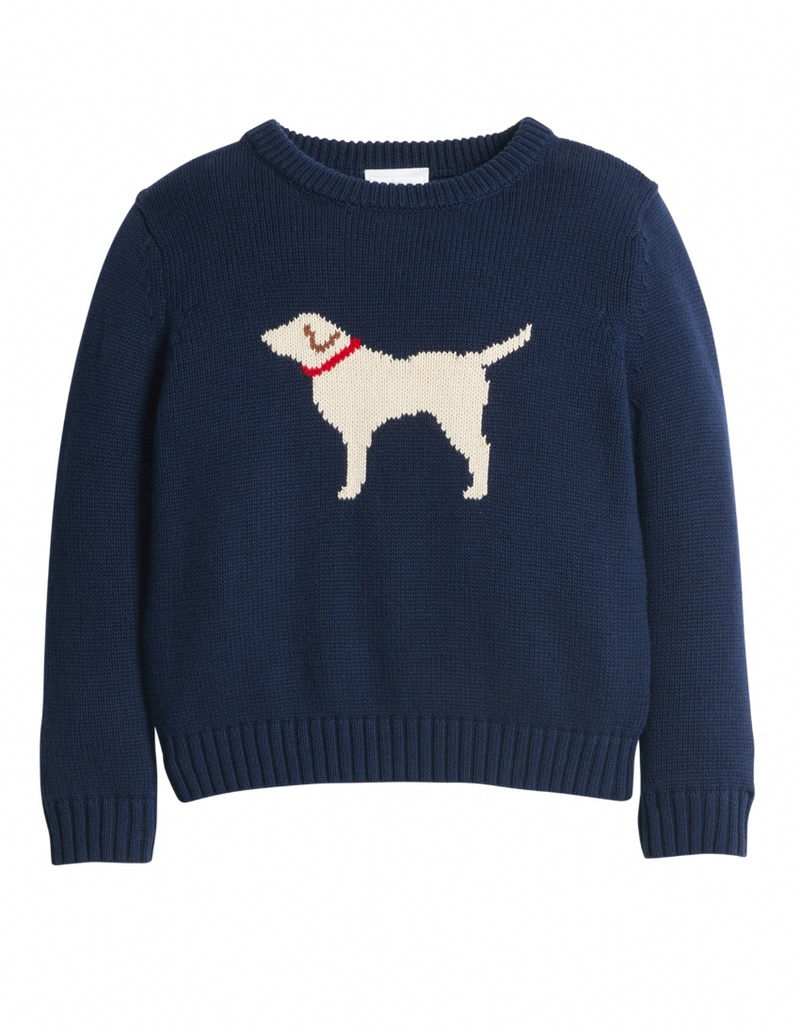 Little English Intarsia Sweater in Lab