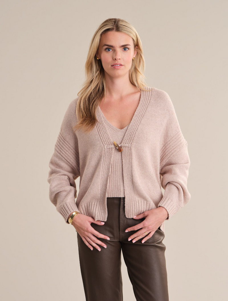525 America Sola Cardigan in Toast Heather