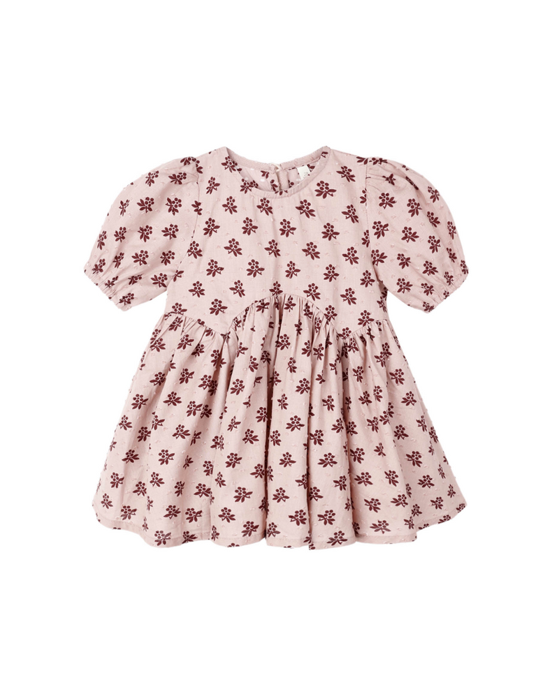 Rylee + Cru Rose Dress in Blush Fleur