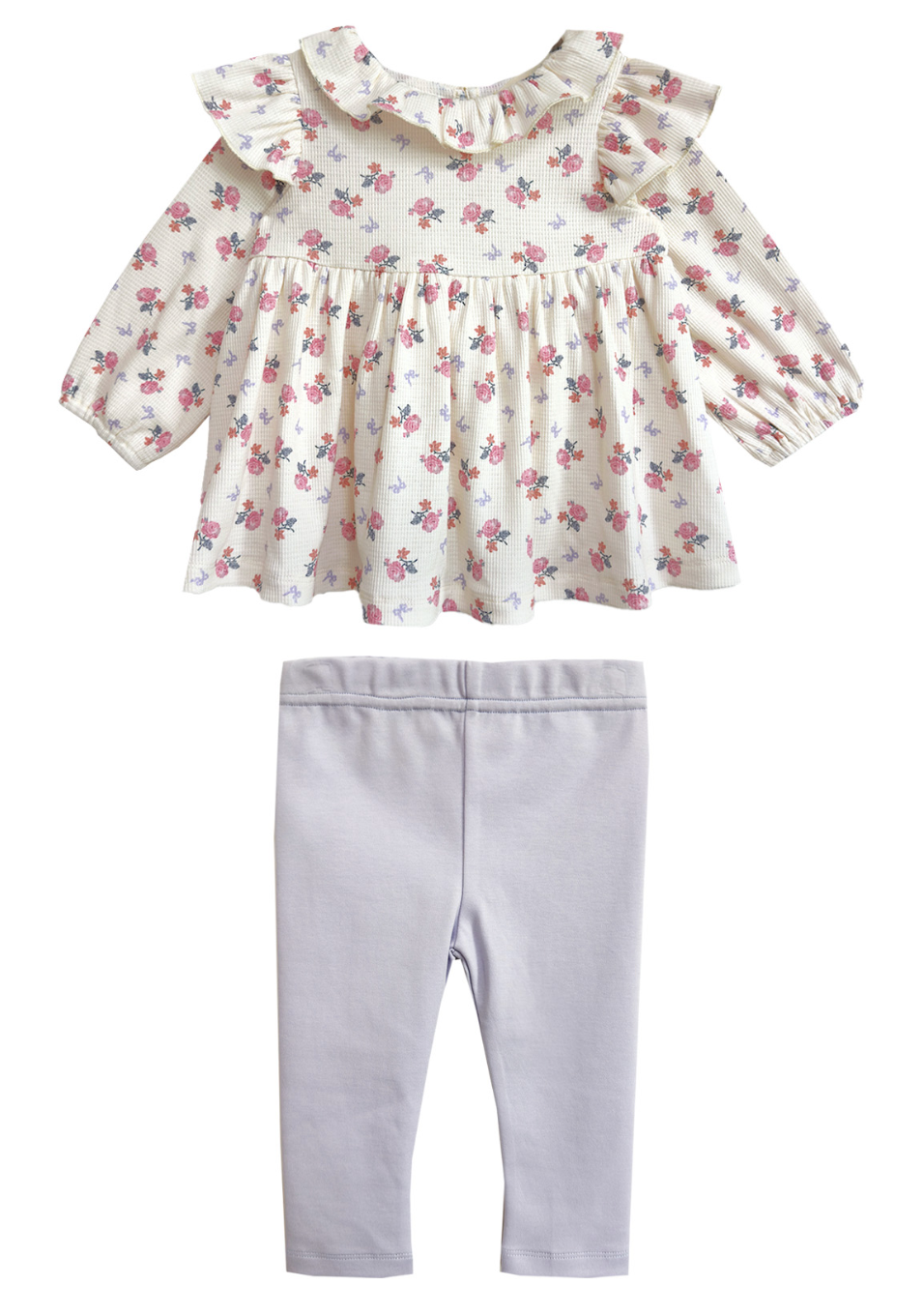 Mabel and Honey Mia Set in Purple Floral