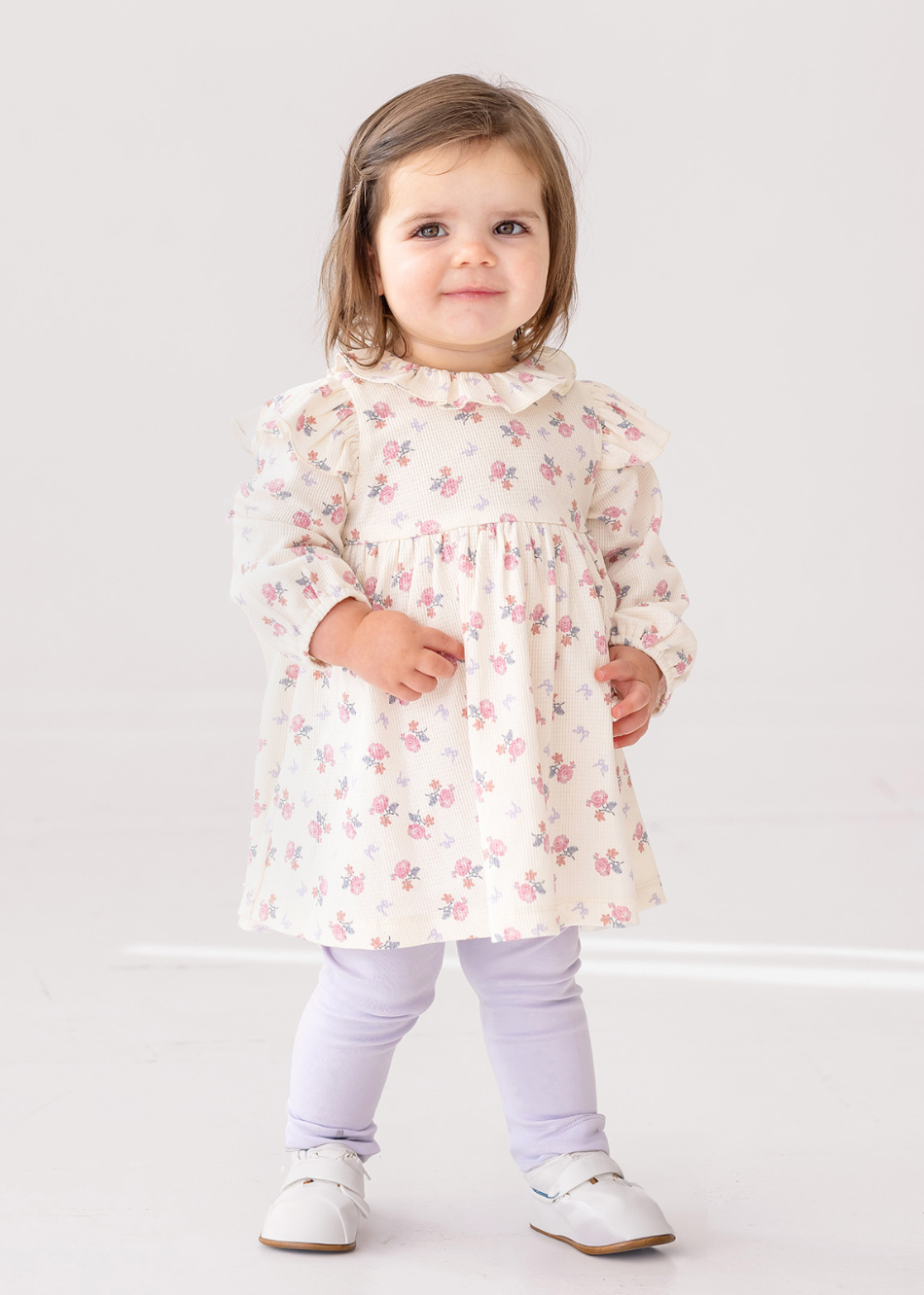 Mabel and Honey Mia Set in Purple Floral