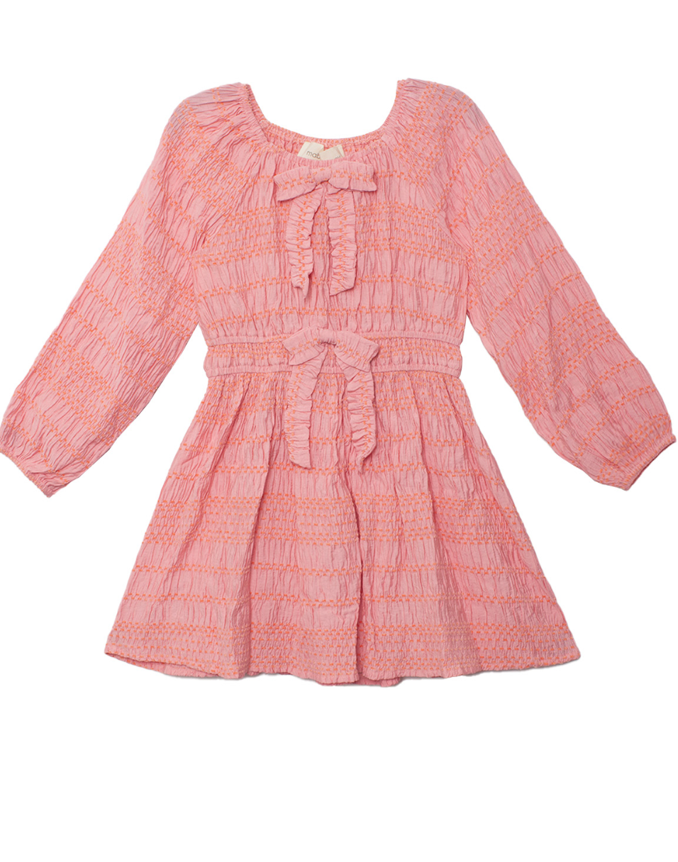 Mabel and Honey Lemonade Dress in Watermelon