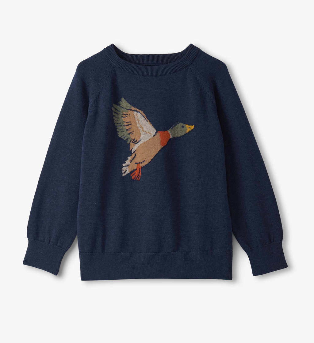 Hatley Crew Neck Sweater with Duck