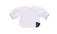 Pink Chicken Dana Bow Top in White