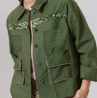 Pink Chicken Wylie Jacket in Four Leaf Clover