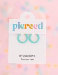 Pierced Co Huggie Earrings - Multiple Colors!