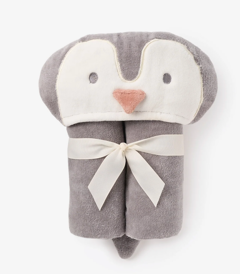 Elegant Baby Penguin Bath Wrap